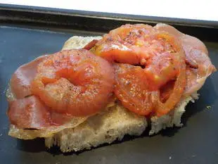 Mediterranean toast : Photo of step #9