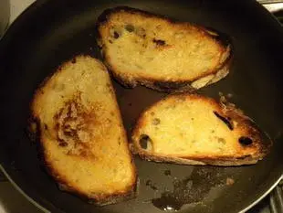 Mushrooms on toast, French style : Photo of step #6