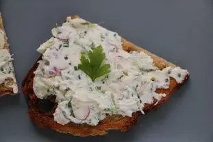 Summery cheese on toast
