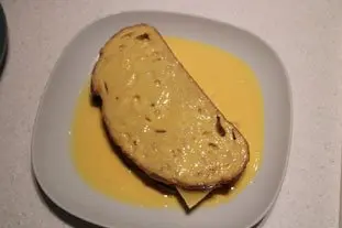 French toast "cordon bleu" : Photo of step #8