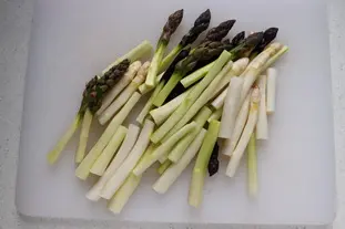 Filet mignon with asparagus