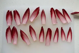 Red endive appetizers : Photo of step #4