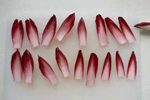 Red endive appetizers : Photo of step #26