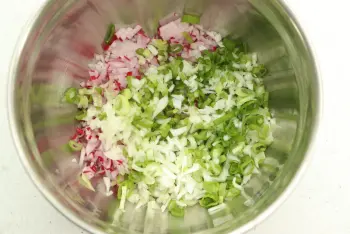 Radish and Sardine Spread : Stage 2
