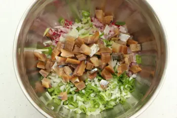 Radish and Sardine Spread : Stage 3