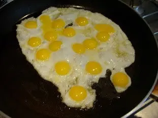 Quail egg canapés