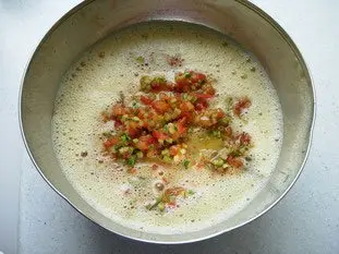 Little vegetable omelettes : Photo of step #12