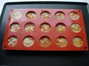 Little vegetable omelettes : Photo of step #13