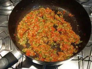 Little vegetable omelettes : Photo of step #8