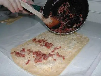 Small cheese and bacon rolls  : Photo of step #5