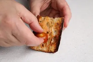 Bread with Tomato  : Photo of step #3
