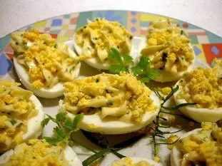 Mimosa eggs