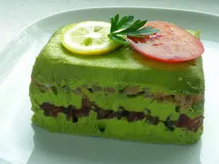 Avocado and smoked salmon terrine  : Photo of step #13