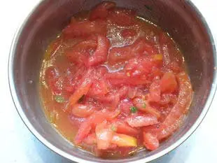 Tomato and cream cheese terrine : Photo of step #3