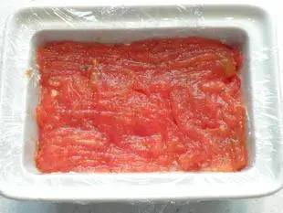 Tomato and cream cheese terrine : Photo of step #10