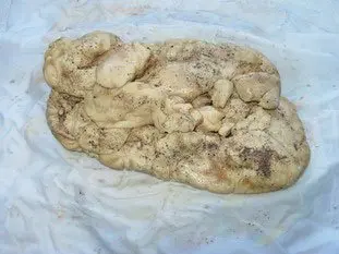 Foie gras cured in salt : Photo of step #7