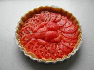 Tomato tart : Photo of step #5