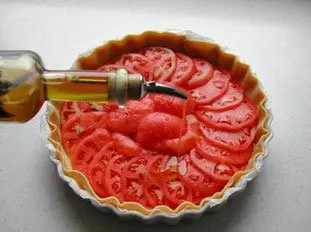 Tomato tart : Photo of step #6