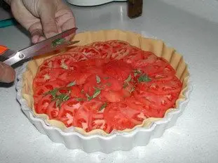Tomato tart : Photo of step #7