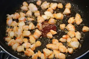Avocado with Sautéed Prawns  : Photo of step #3
