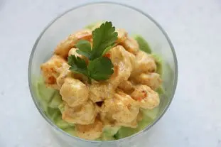 Avocado with Sautéed Prawns  : Photo of step #7