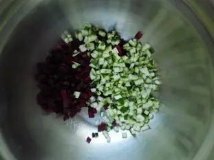 Vegetable tartare : Photo of step #4