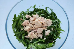 Rice and fresh spinach salad : Photo of step #5