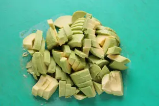 Pea and avocado salad : Photo of step #6