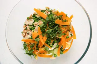Pea and avocado salad : Photo of step #9