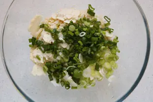 Cauliflower, chicken and avocado salad : Photo of step #3