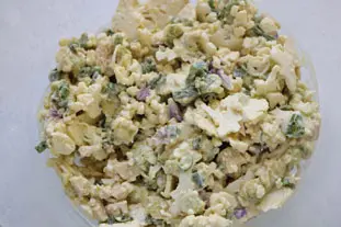 Cauliflower, chicken and avocado salad : Photo of step #7