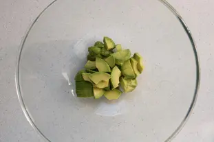 Avocado, artichoke and chicken salad