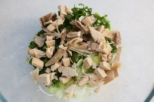 Avocado, artichoke and chicken salad : Photo of step #3