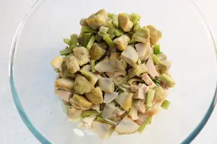 Avocado, artichoke and chicken salad : Photo of step #4