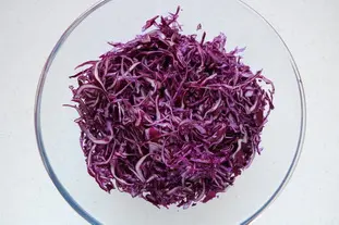 Nanou's red cabbage salad : Photo of step #1