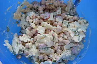 Cauliflower and chickpea salad : Photo of step #4