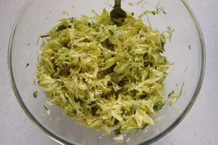 Lemony cabbage and potato salad