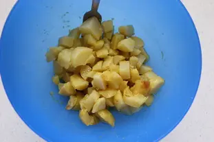 Lemony cabbage and potato salad : Photo of step #7