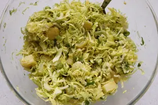 Lemony cabbage and potato salad : Photo of step #8