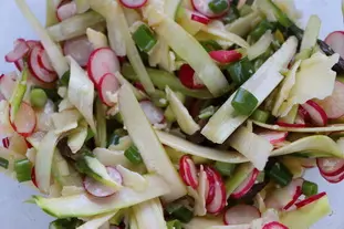 Raw green asparagus salad : Photo of step #26