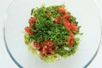 Refreshing summer salad