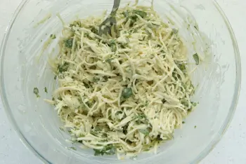 Remoulade celery with tarragon and mimosa eggs : Stage 8