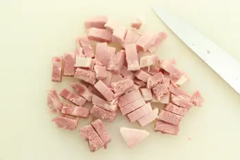 Crunchy rice and ham salad : Stage 1