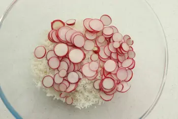 Crunchy rice and ham salad : Stage 5