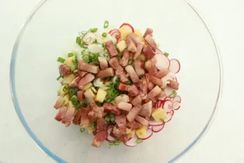 Crunchy rice and ham salad : Stage 8