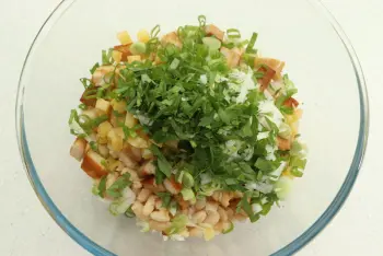 White Bean, Tuna, and Cheddar Salad : Stage 6