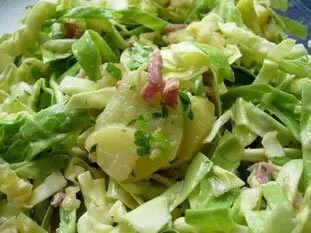 Alsatian-style salad : Photo of step #9
