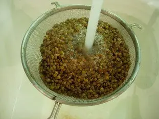 Warm lentil salad : Photo of step #5