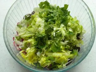 Warm chicken salad : Photo of step #5