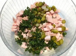 Cervelas salad : Photo of step #5